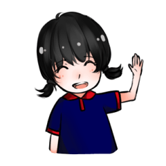 [LINEスタンプ] Student in boarding school