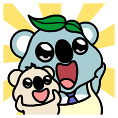 [LINEスタンプ] Super daddy Franko