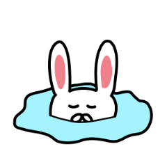 [LINEスタンプ] オタクうざぎ