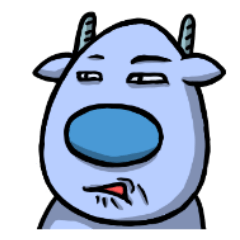 [LINEスタンプ] Blue Deer Collapse