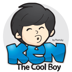 [LINEスタンプ] KEN The Cool Boy