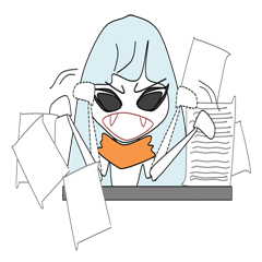 [LINEスタンプ] Chaoguay Office lady