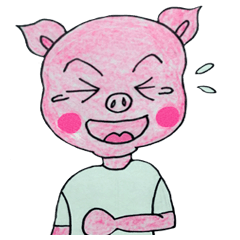 [LINEスタンプ] Colorful life - lovely Piglet