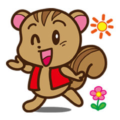 [LINEスタンプ] シマリスといっしょ