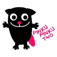 [LINEスタンプ] Pinku Pinku The Pink Tail Cat 2