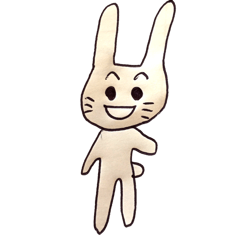 [LINEスタンプ] あいうさぎ
