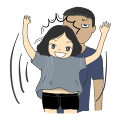 [LINEスタンプ] Me ＆ My boyfriend