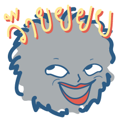 [LINEスタンプ] expressive FLO (thai)