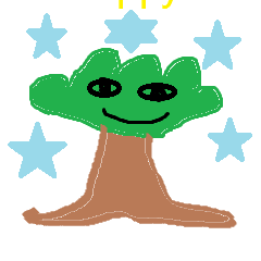 [LINEスタンプ] tree play