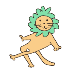 [LINEスタンプ] うなれ！らいおん君