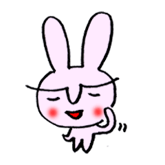 [LINEスタンプ] 頑張れ！ダメうさぎ