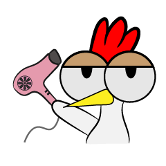 [LINEスタンプ] Idiot chicken