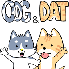 [LINEスタンプ] Cog ＆ Dat