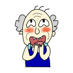 [LINEスタンプ] The funniest old guy
