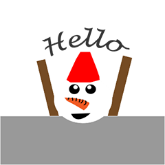 [LINEスタンプ] snowman cute
