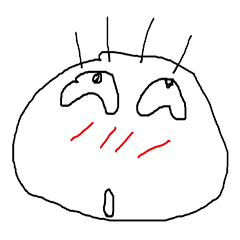 [LINEスタンプ] ヘアリーストーン