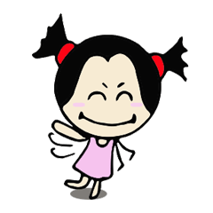 [LINEスタンプ] baby girl $$$