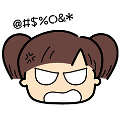[LINEスタンプ] The Evil Girl
