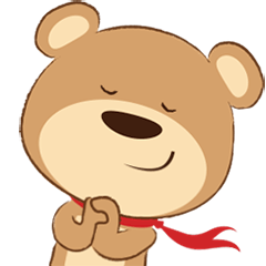 [LINEスタンプ] North Kaohsiung bear- love each other