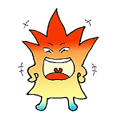 [LINEスタンプ] Keera Little Flame
