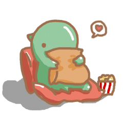 [LINEスタンプ] Gino the Tiny Dinosaur