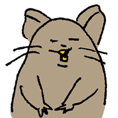 [LINEスタンプ] デグーのゆるいスタンプ