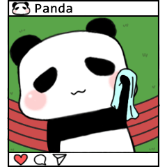 [LINEスタンプ] Panda-exercise