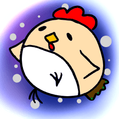 [LINEスタンプ] Han-Ji,a silly chicken~