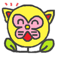 [LINEスタンプ] お花の妖精、花エモン