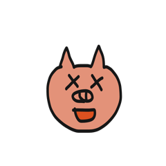 [LINEスタンプ] 豚man！！