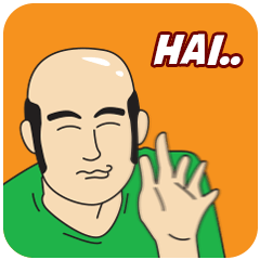 [LINEスタンプ] Mr Baldy Animated