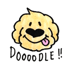 [LINEスタンプ] もふもふドゥードル