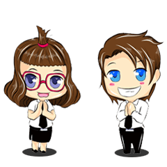 [LINEスタンプ] N'Oom and P'Sin