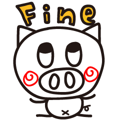 [LINEスタンプ] OINK OINK PIG