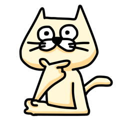 [LINEスタンプ] 表情のみでおくる猫の日常