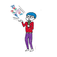 [LINEスタンプ] MR.PED AND HIS JOURNEY