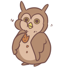 [LINEスタンプ] Owly's busy life