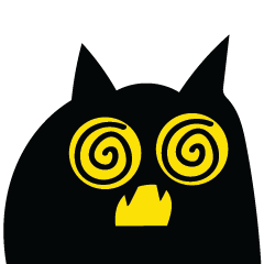 [LINEスタンプ] Dogg's Black Cat
