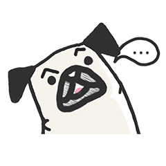 [LINEスタンプ] Puggo Dai'Suki'