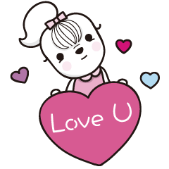 [LINEスタンプ] Nicole~ Love you every day