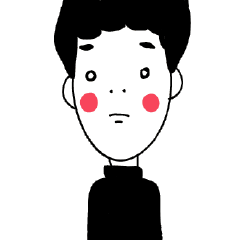[LINEスタンプ] interesting cute boy new