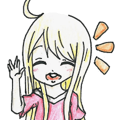 [LINEスタンプ] Artless Girl - Rin