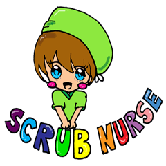 [LINEスタンプ] Scrub nurse