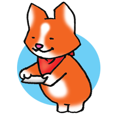 [LINEスタンプ] 働くウェルシュ・コーギー