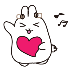 [LINEスタンプ] Little fat rabbit miracle