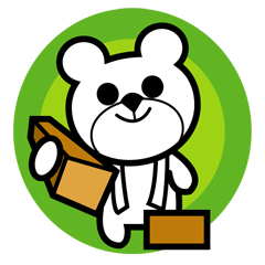 [LINEスタンプ] しろくまホームの家づくりスタンプ