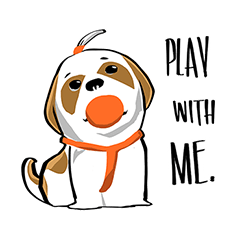 [LINEスタンプ] Mali Shih Tzu Dog.