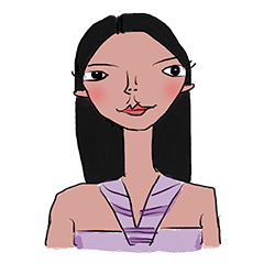 [LINEスタンプ] Forty shades of girl