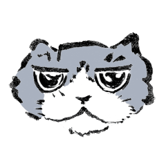[LINEスタンプ] 灰猫スタンプ