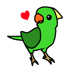 [LINEスタンプ] Parrot Bird